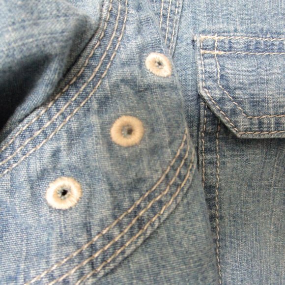 Lauren Jeans Co Women's Denim Shirt Button Up - Size 3X Plus - Picture 3 of 6
